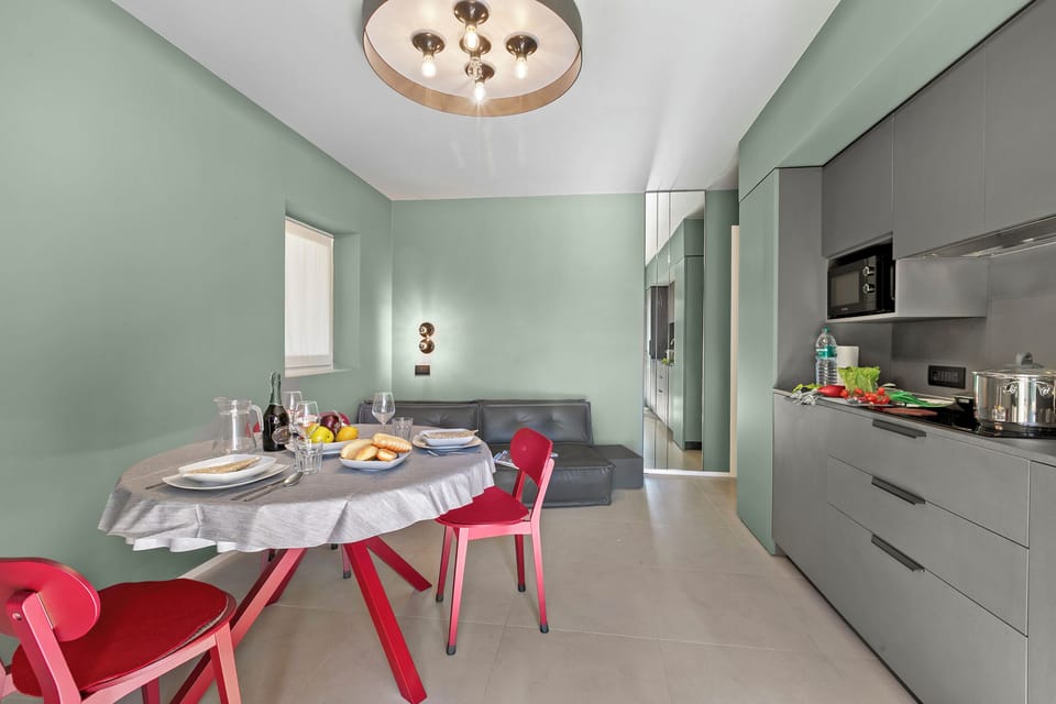 Kitchen and dining area