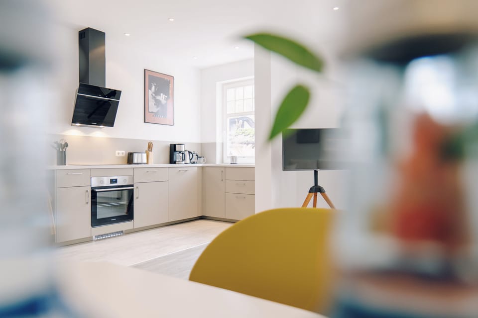 Modern Kitchen with Stove and Window