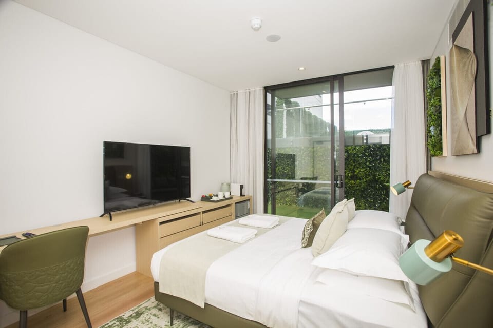 Smart TV and fast WiFi for entertainment and convenience.