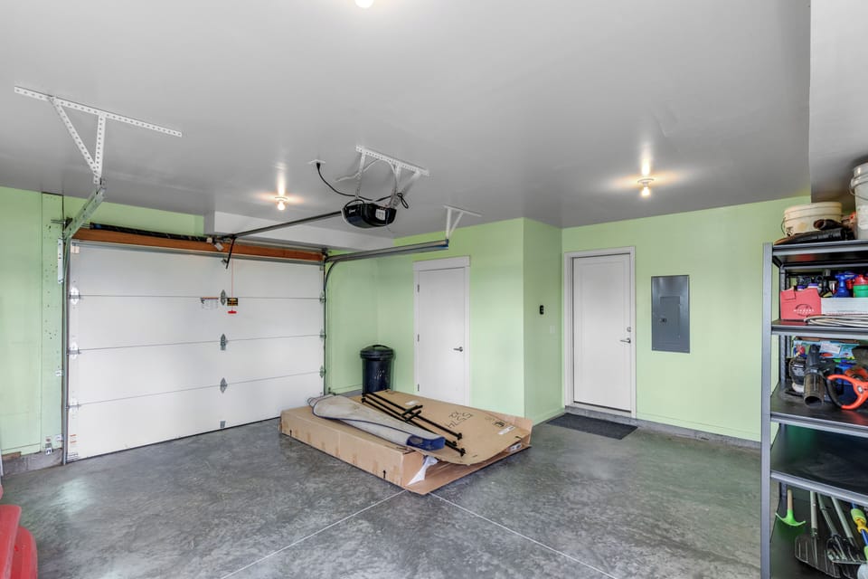 Garage space is available to you to store all your lake toys