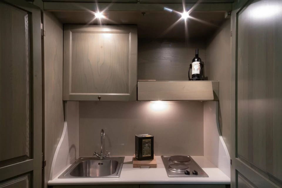 Interior Design, Kitchen Appliance, Kitchen, Major Appliance, Ceiling, Plumbing Fixture, Room, Countertop, Plumbing