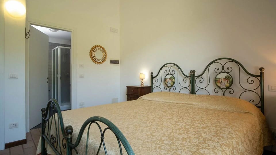 Interior Design, Furniture, Floor, Bedroom, Ceiling, Bed, Bedding, Bed Frame, Light Fixture, Lamp