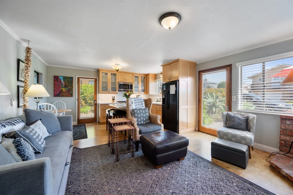Living Room into Kitchen