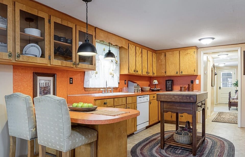 100 year old home. Kitchen in great shape. Hand built and ready to cook. 