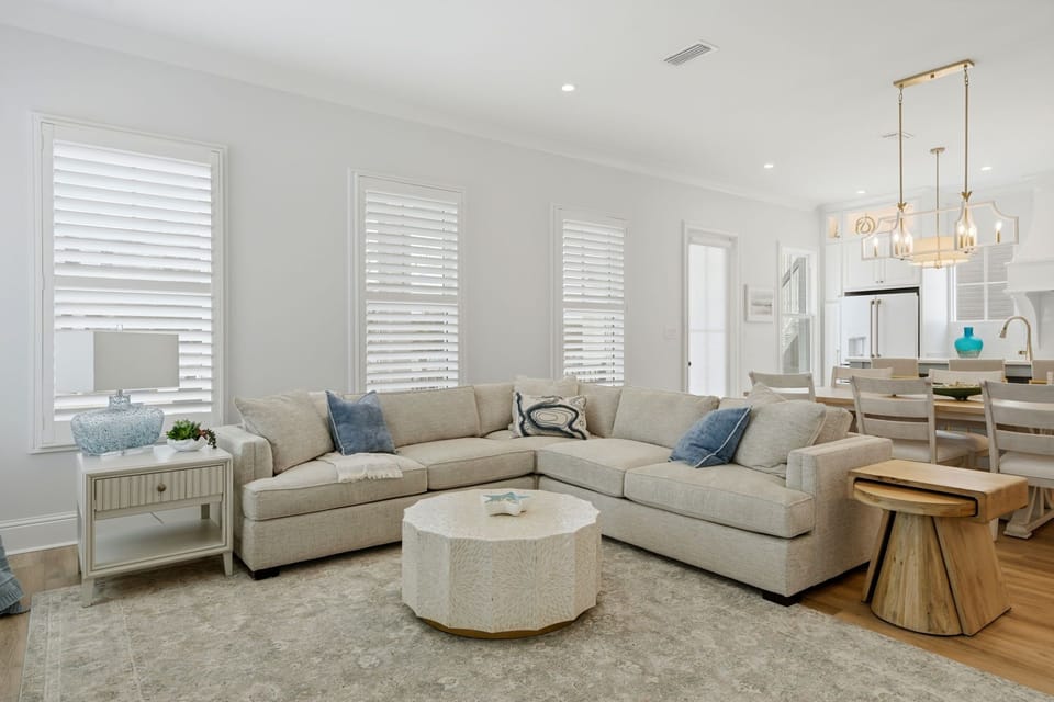 Comfortable living room seating