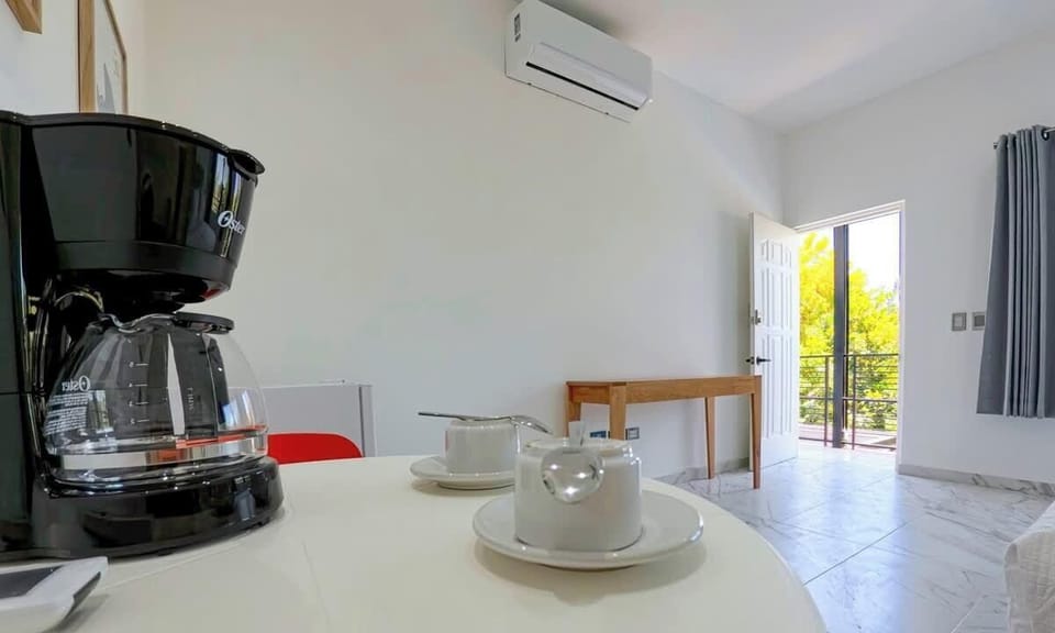 Enjoy a cup of coffee to get your day started