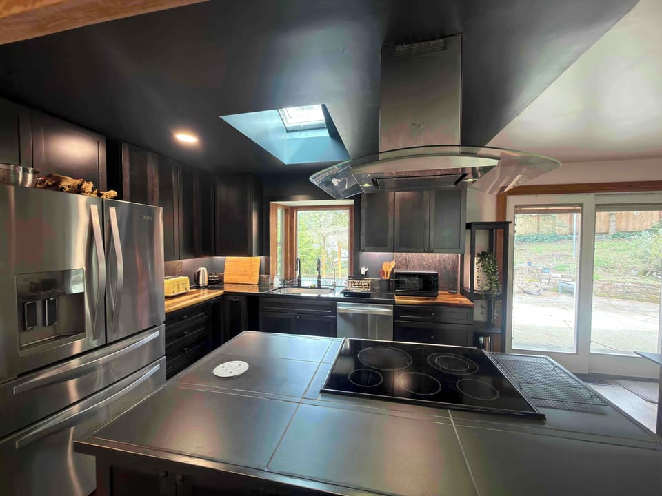 Skylit kitchen