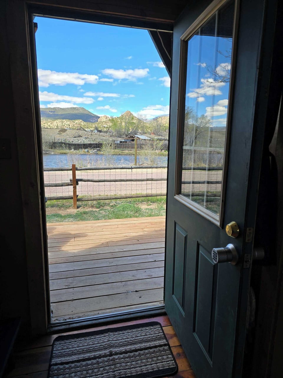 River from back door