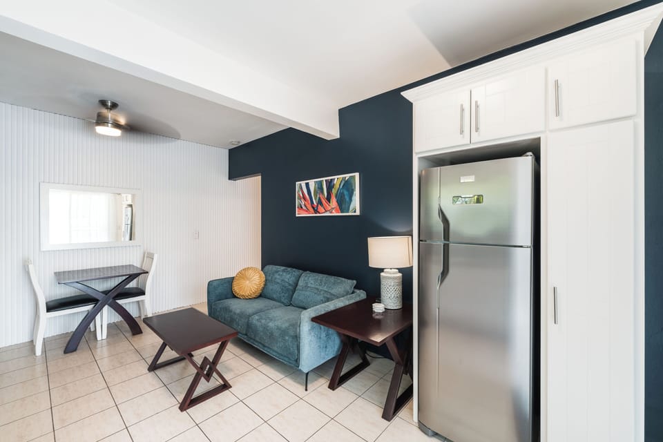 Comfortable seating and an open layout make the living space both functional and inviting.