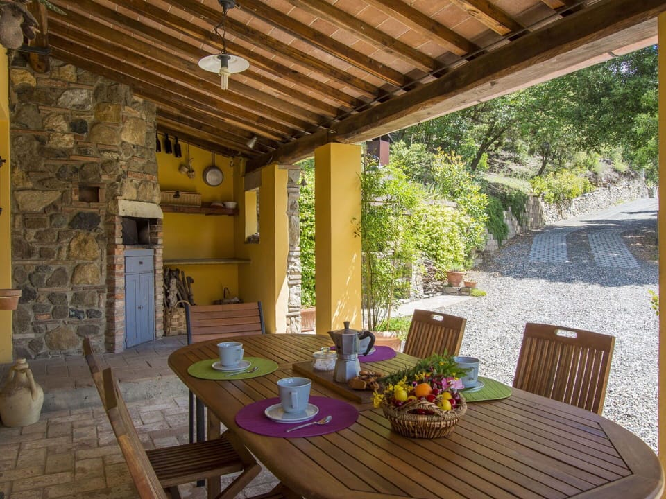 Table, Furniture, Property, Plant, Wood, Chair, Interior Design, Lighting, Window, Cottage