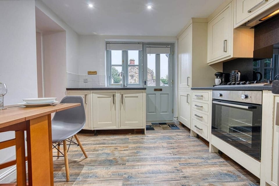 Kitchen with small dining table