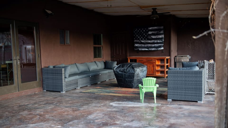 Enjoy the Comfortable Outdoor Patio!