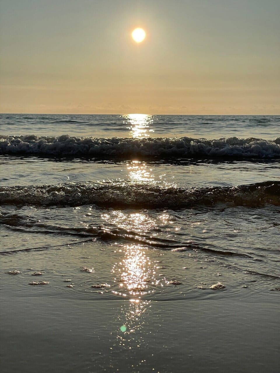 Sun and sea.