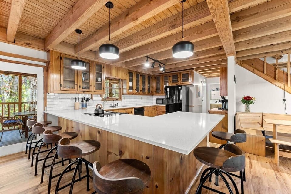 7 Bar Stools provide countertop dining