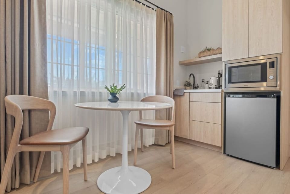 Kitchenette with Nespresso Coffee Machine and Mini Fridge - No Stove