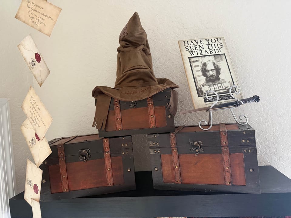 First floor bedroom Harry Potter Themed