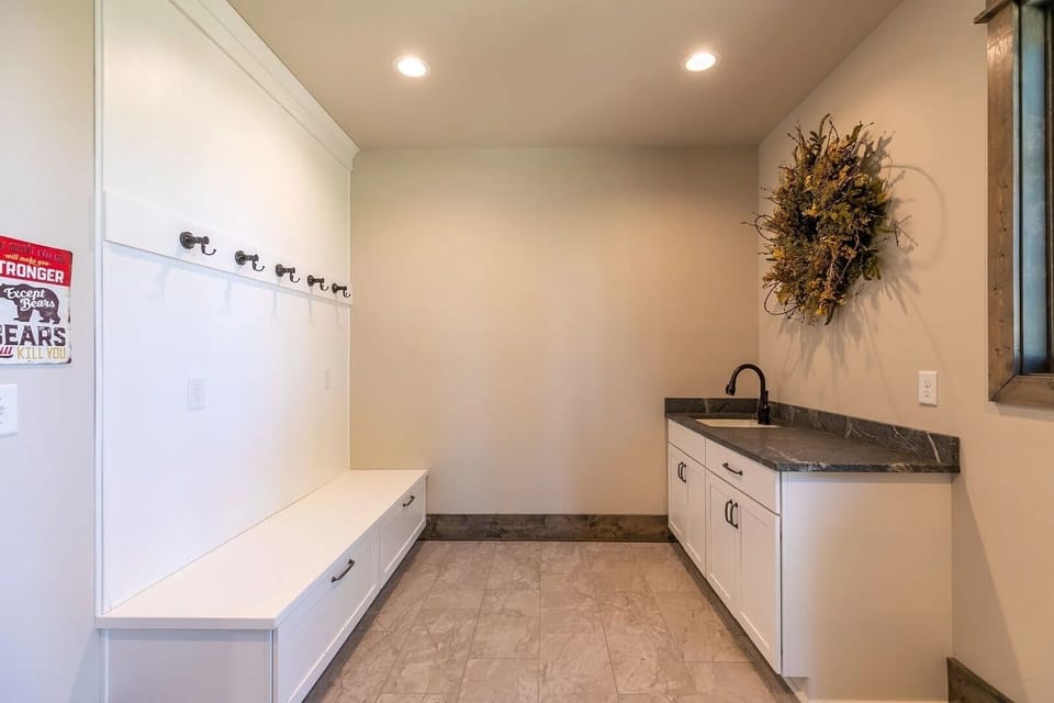 Spacious Coat and Boot Room