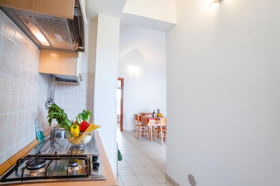 Kitchen and dining area