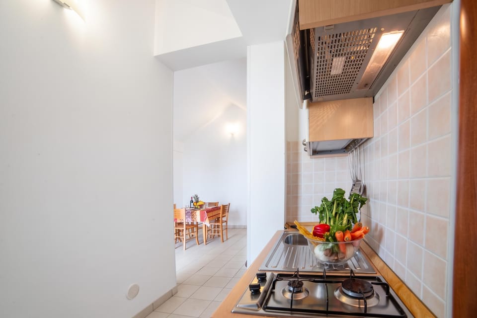 Kitchen and dining area