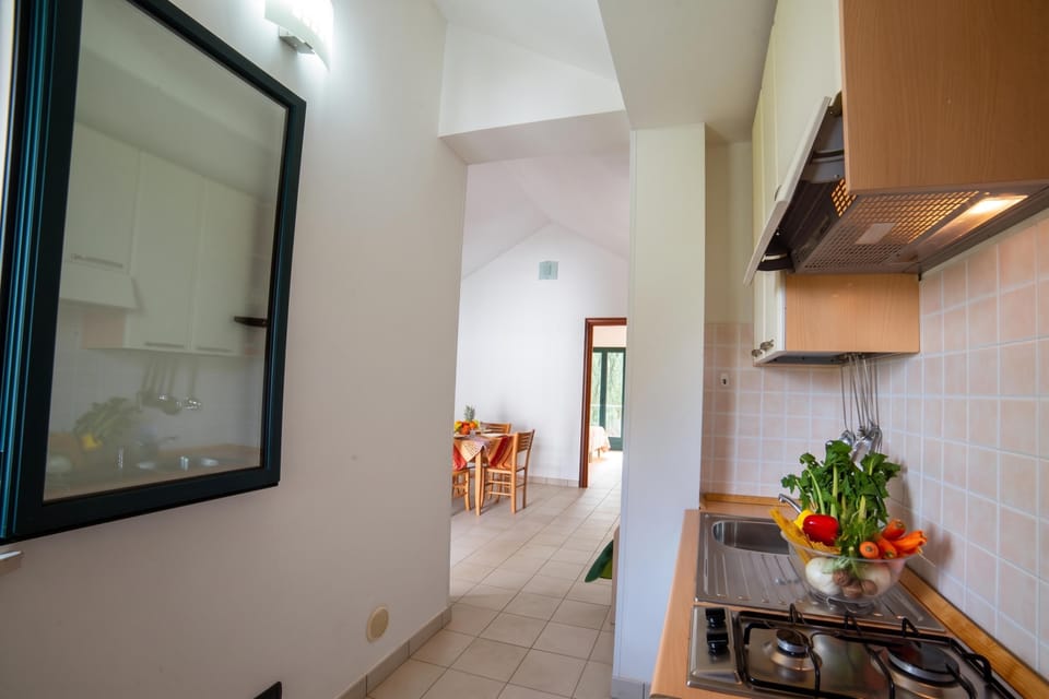 Kitchen and dining area