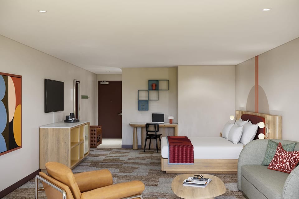 Bedroom. Interior and views may vary based on location and availability.