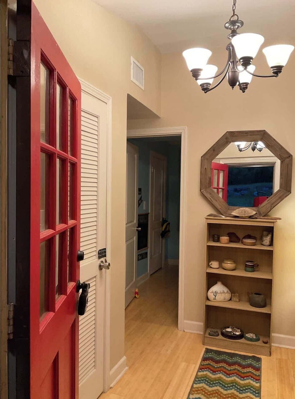 Step inside through this inviting main entrance