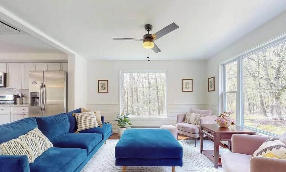 Enjoy the untouched and sun-drenched views from living room.