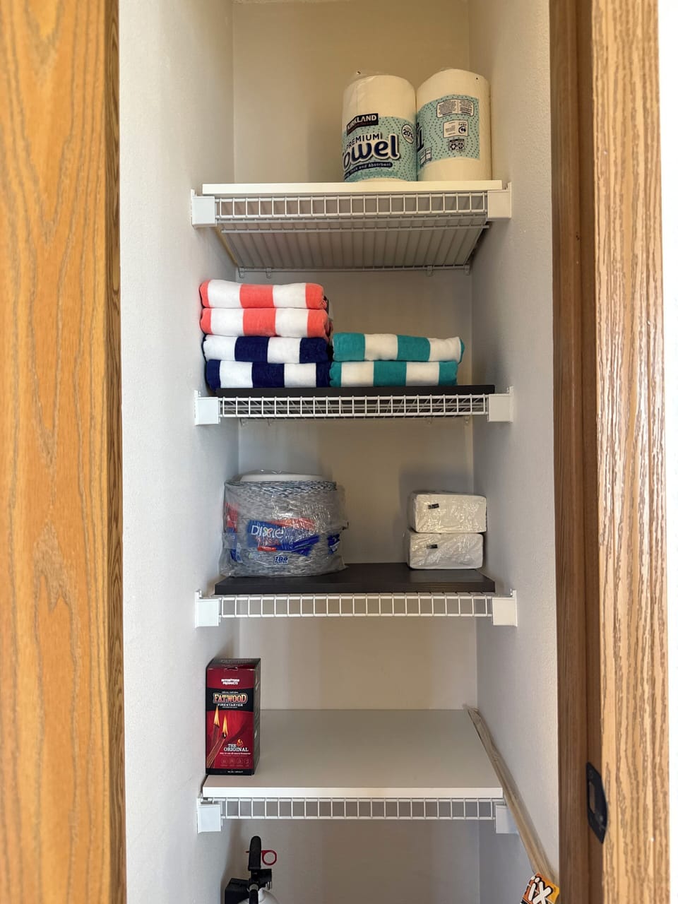 Pantry in kitchen, extra storage for during your stay. 