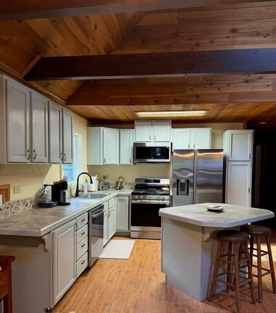 Well-stocked kitchen with everything you need