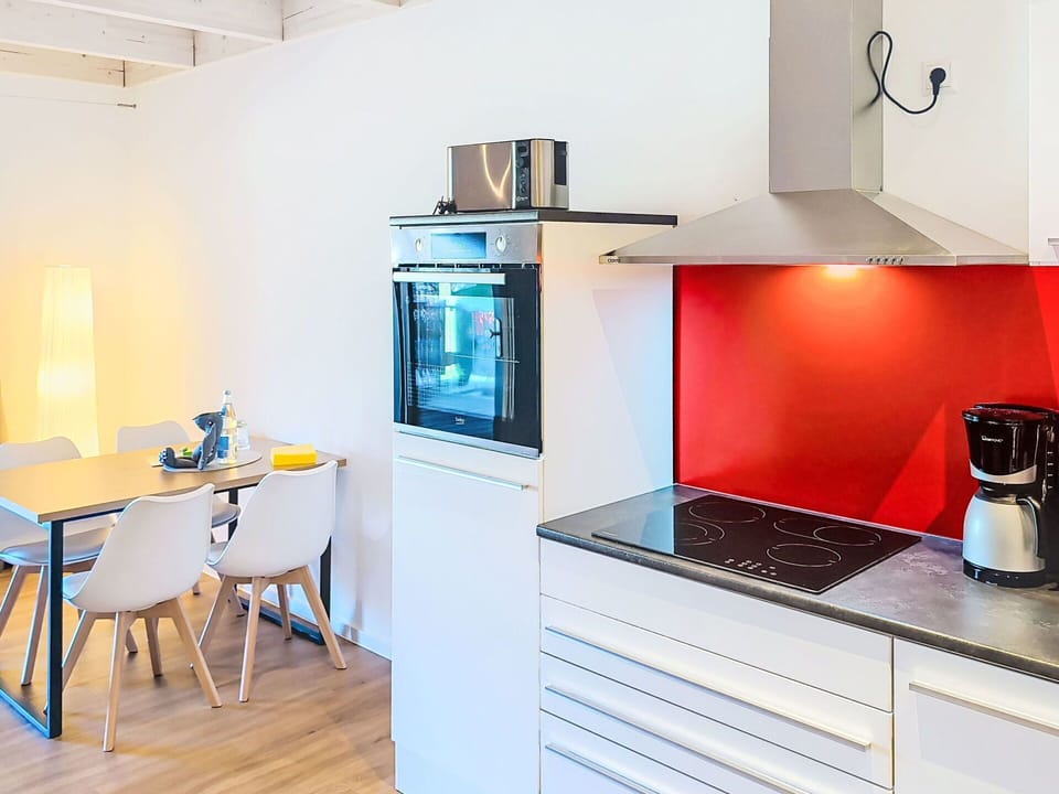 Interior Design, Flooring, Furniture, Floor, Kitchen, Major Appliance, Wood, Kitchen Appliance, Ceiling, Countertop