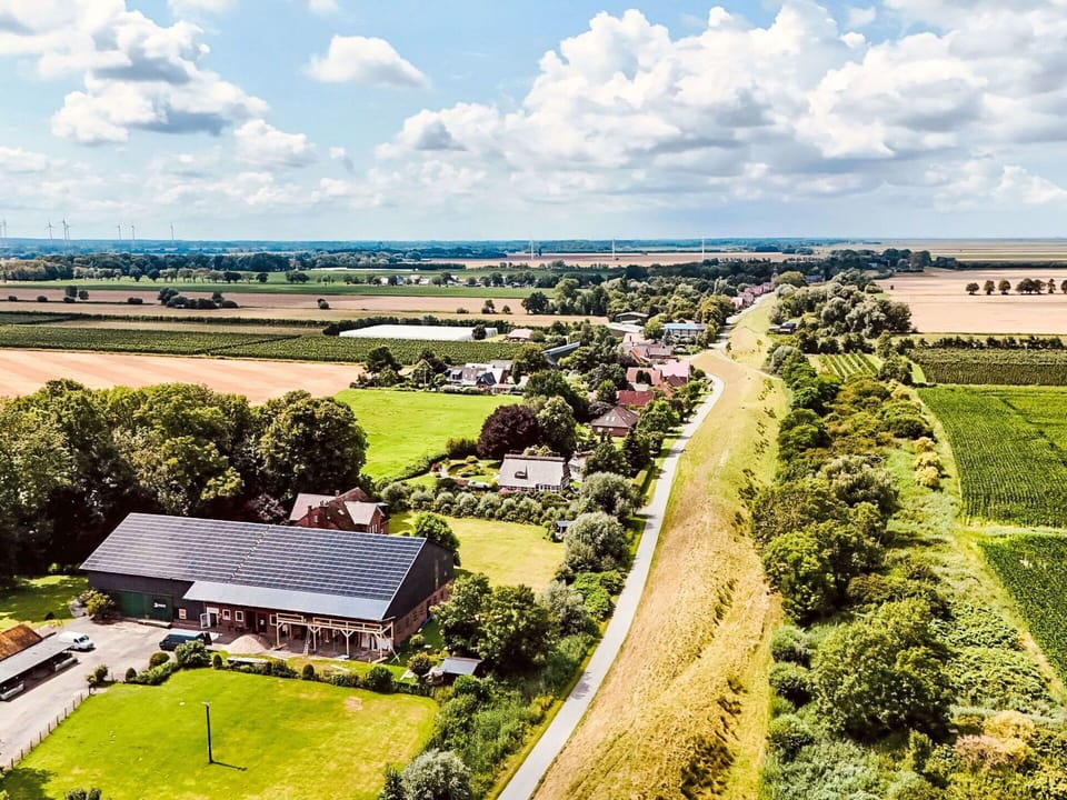 Landscape, Bird'S-Eye View, Rural Area, Plain, Land Lot, Field, Aerial Photography, Plantation, Village, Farm