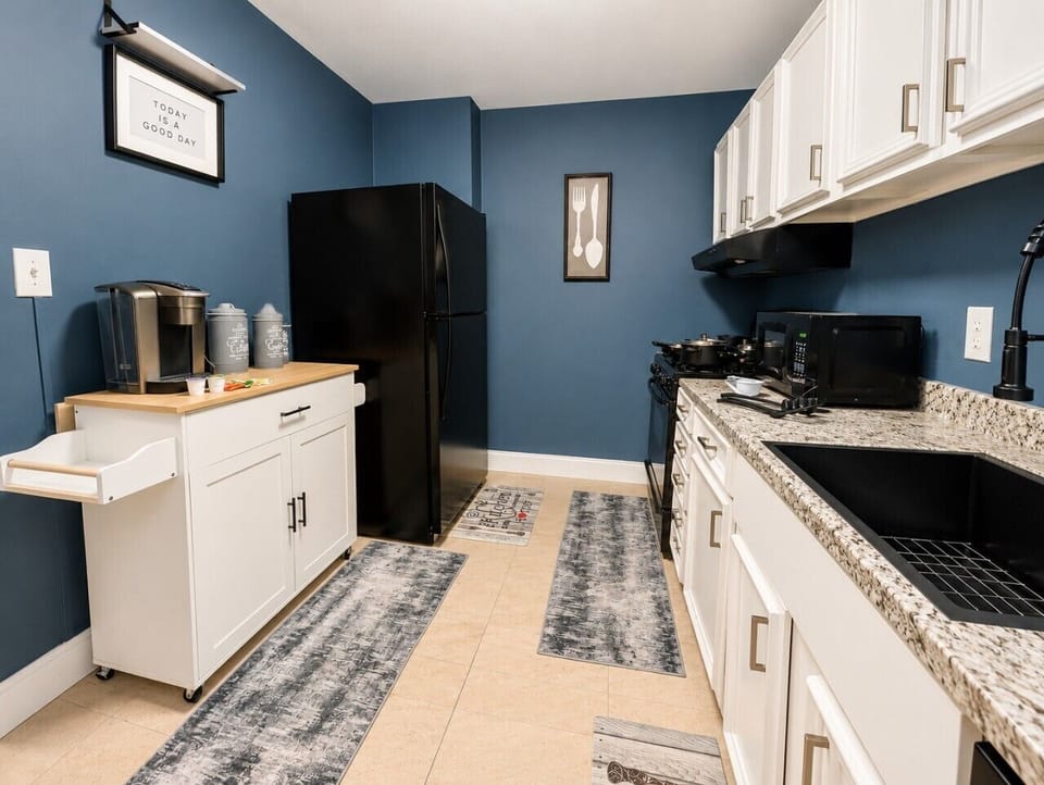 Skip the restaurant when you want to — A fully equipped kitchen gives you more control over meals.