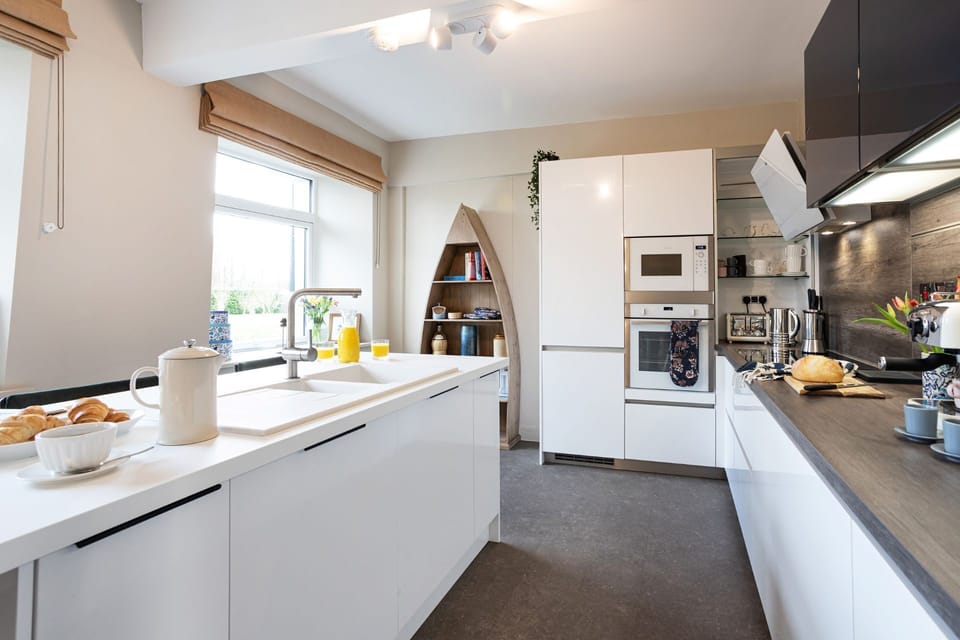 The kitchen at Riverside Mill, Cumbria