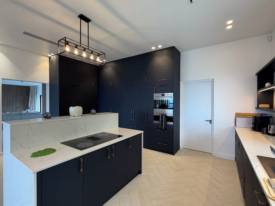 Cook, gather & enjoy the view from a kitchen made for comfortable vacation stays