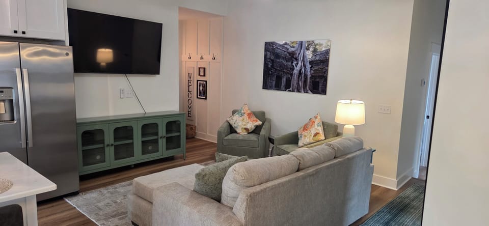 Upstairs living area