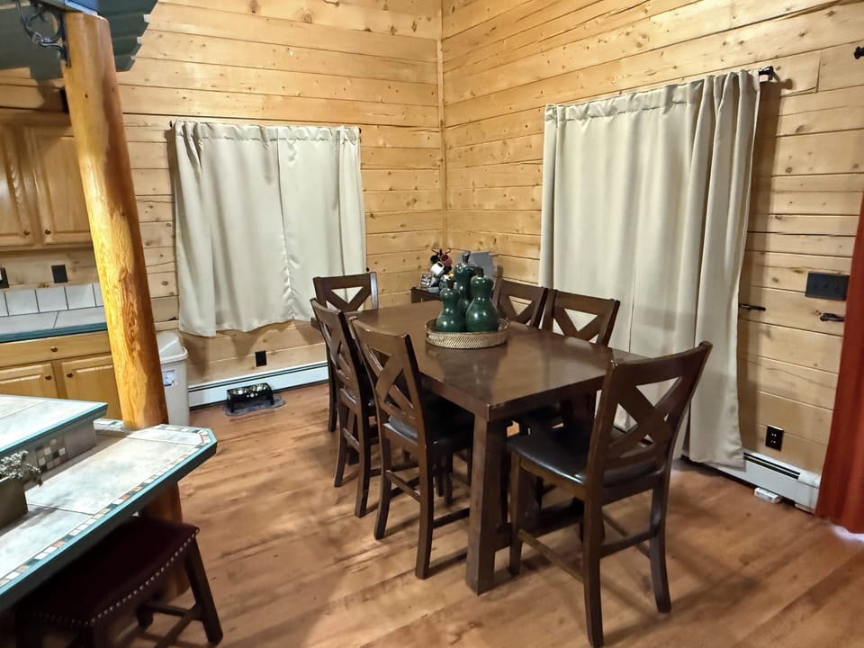 Dining room.  Extra leaf for table in closet