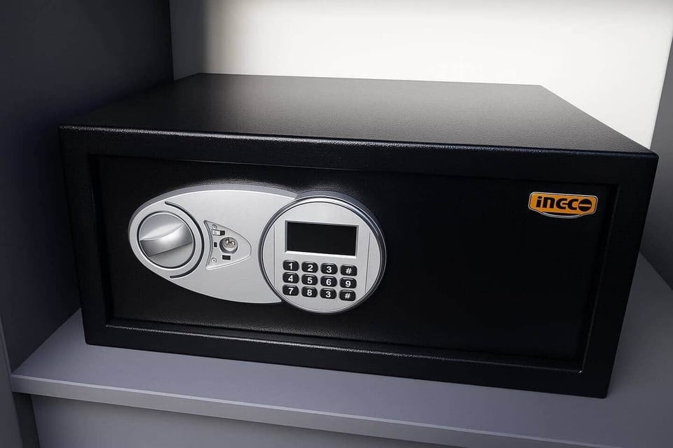 This listing offers a personal, electronic safe for your convenience and security. Perfect for passports, jewelry, cash, and small electronics.