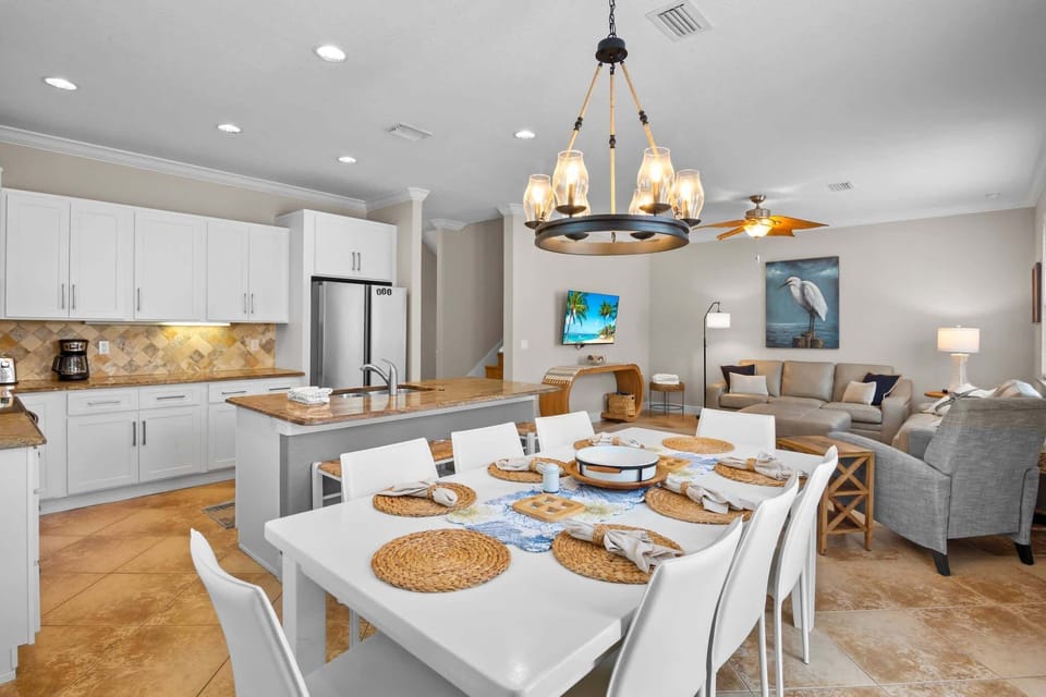 This isn’t just a dining table — it’s the MVP of memory-making. From pancake breakfasts to takeout feasts and late-night card games, this is where stories are shared and laughter is served family-style. Pull up a chair!