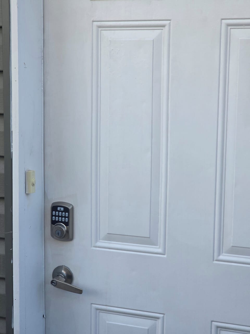 Access to the 2-bedroom basement suite is through a secure digital lock. 