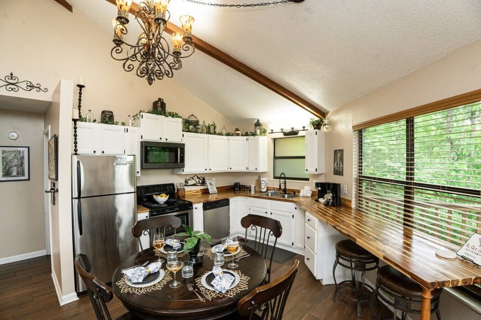 Dining with mountain views makes every meal special