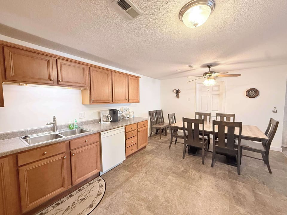 Gather around the table for meals, games, and quality time together