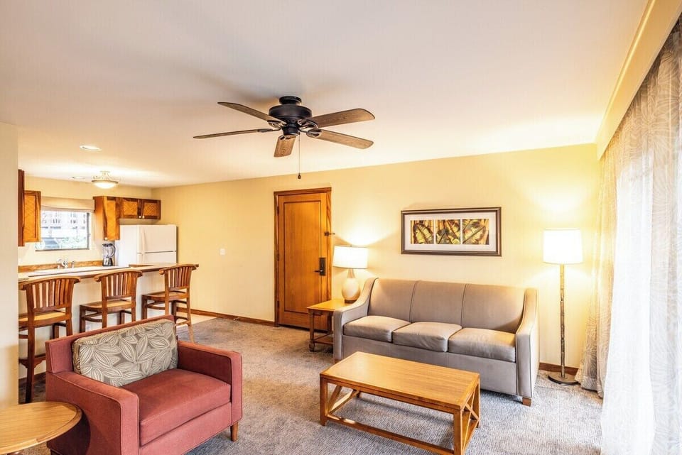 Hawaiian themed living room