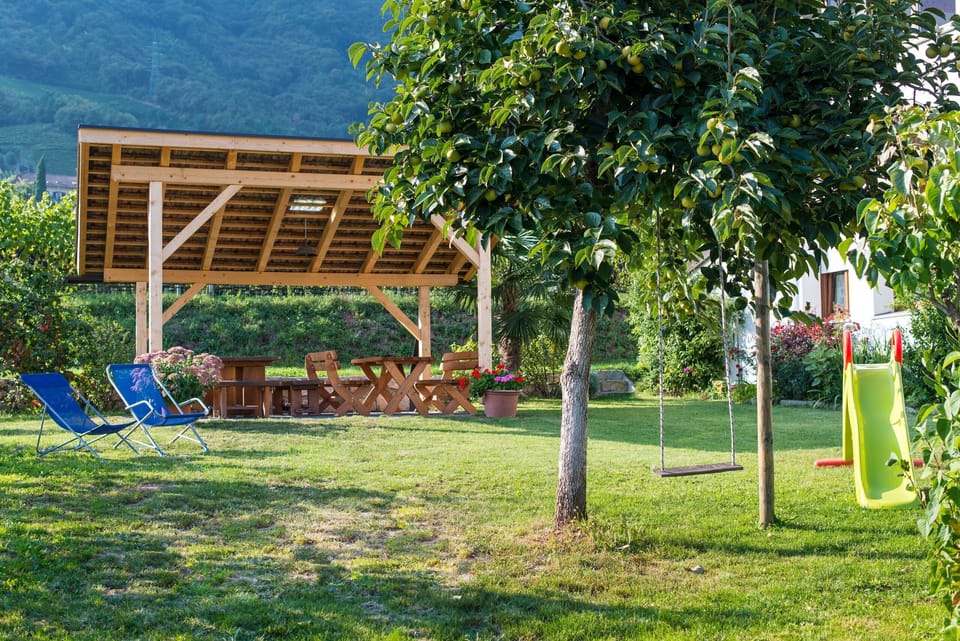 Play equipment in the garden