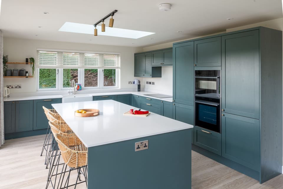 Ground floor: A smart well-equipped fitted kitchen