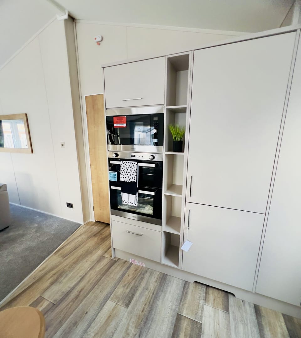 Kitchen Showing the Oven, Microwave & Fridge/ Freezer