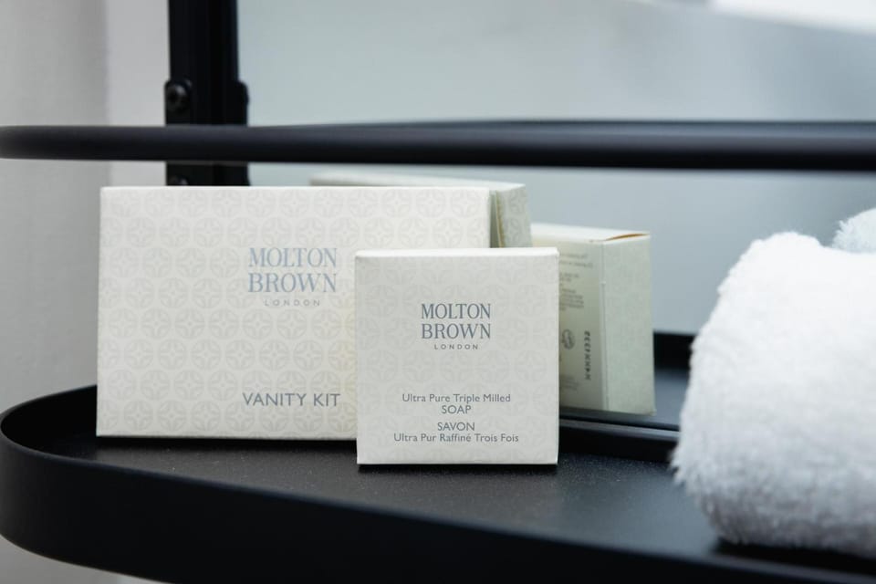 Indulge in spa-like touches with luxe bath amenities provided