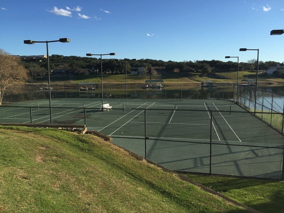 Lighted Tennis Courts