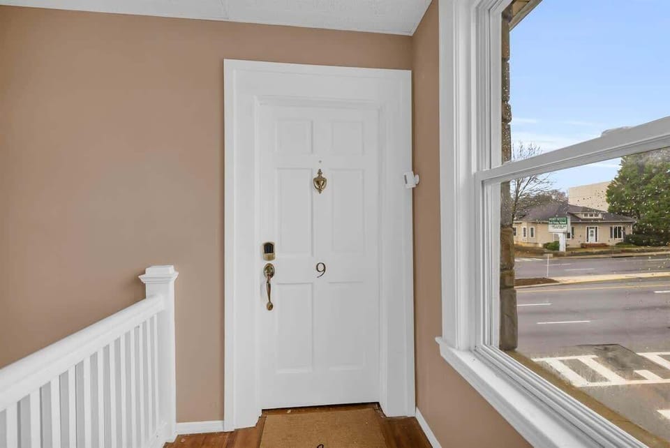 Entrance of Condo on the third floor. 