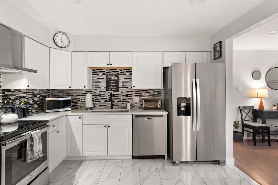 Modern kitchen and appliances
