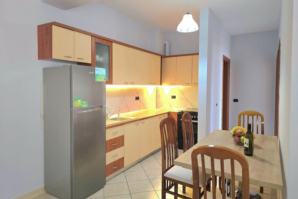Kitchen and dining area